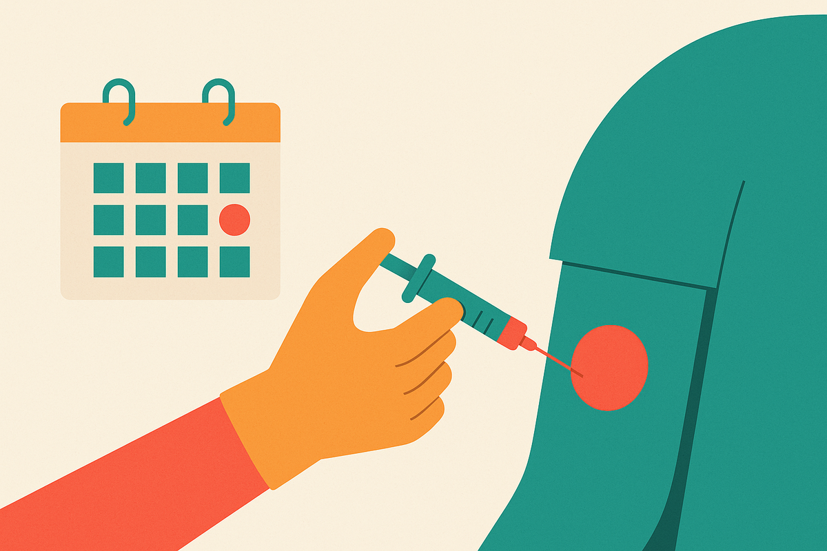 Cover illustration for “How Allergy Shot Dosing Schedules Work”