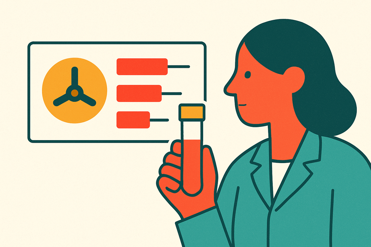 Cover illustration for “How to Interpret an IgE Allergy Blood Test Panel”