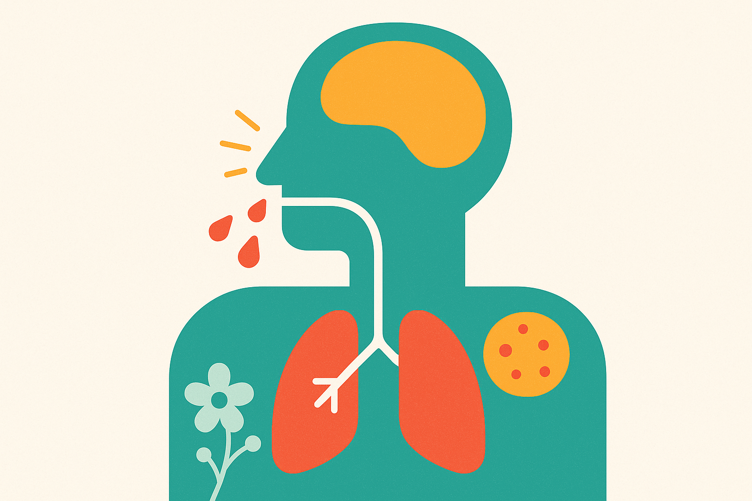 Cover illustration for “Seasonal Allergy Symptoms by Body System”