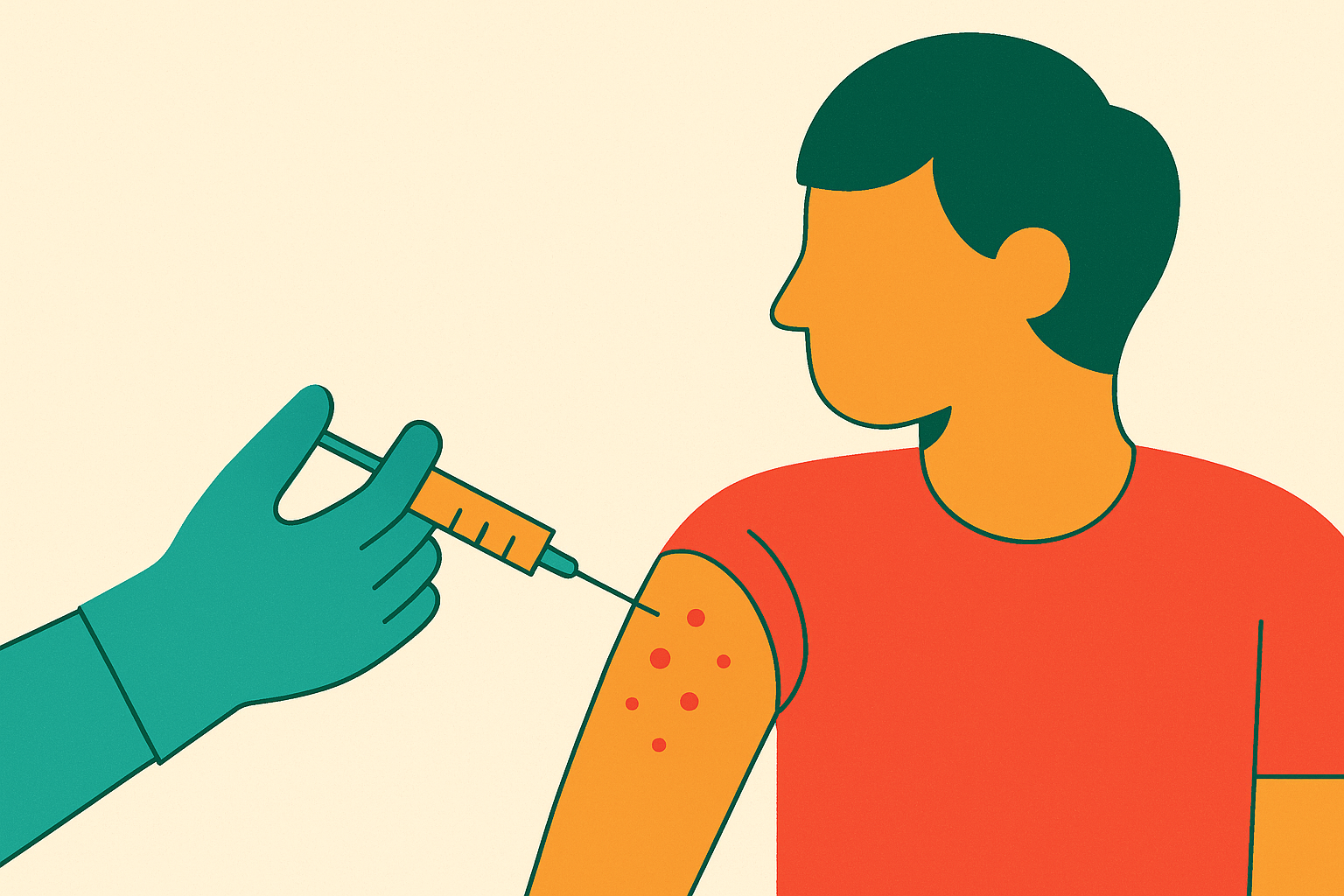 Cover illustration for “Allergy Shot Reactions and Safety Protocols”