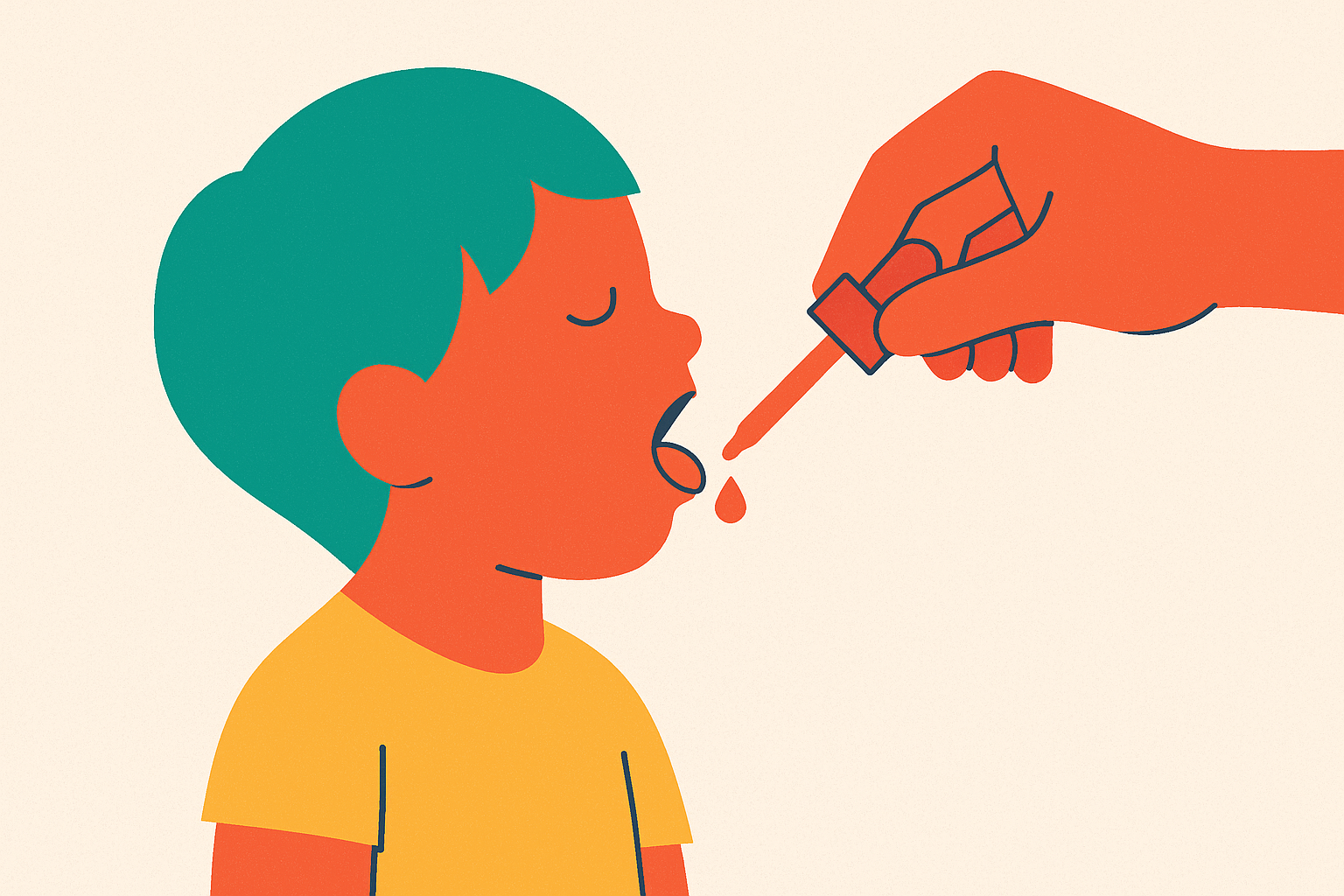 Cover illustration for “Children and Sublingual Immunotherapy Safety Evidence”