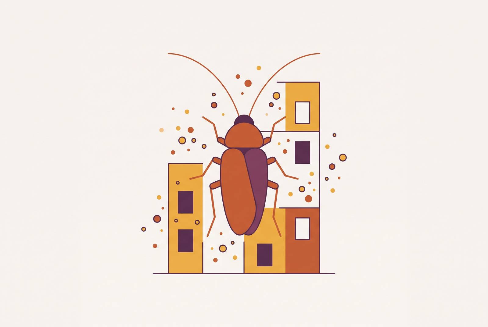 Cover illustration for “Cockroach Allergen in Urban Apartment Buildings”