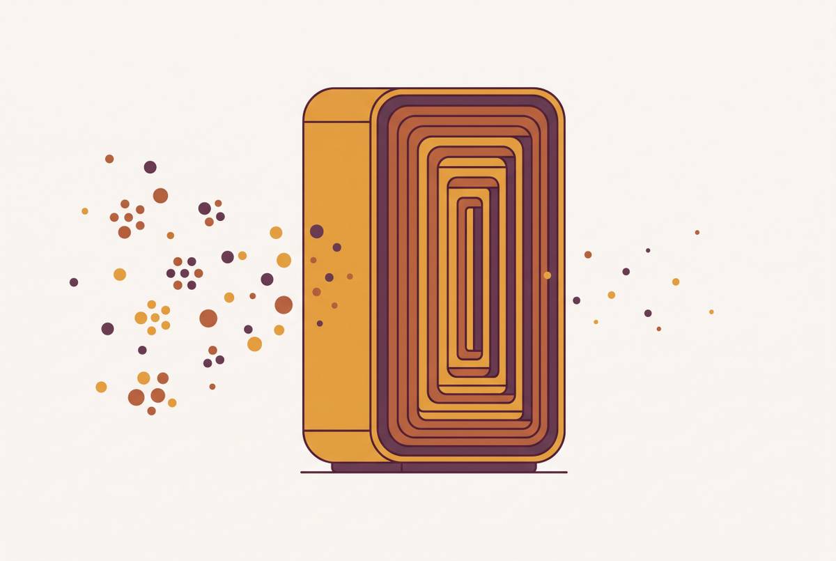 Cover illustration for “Air Purifier HEPA Standards and Allergen Capture Efficiency”
