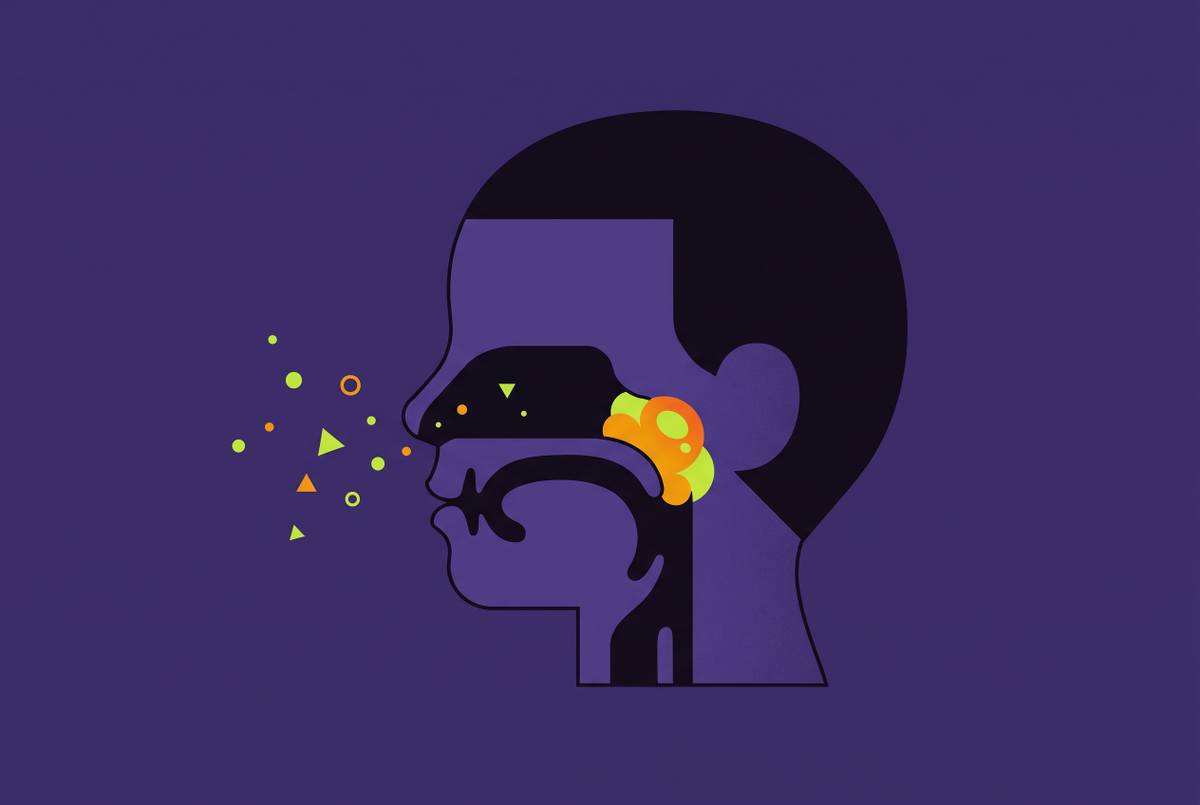 Cover illustration for “Pediatric Adenoid Hypertrophy Linked to Allergic Inflammation”