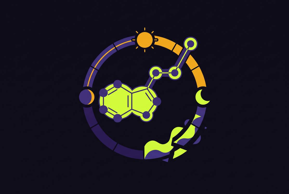 Cover illustration for “Histamine's Role in Disrupting Circadian Rhythm”