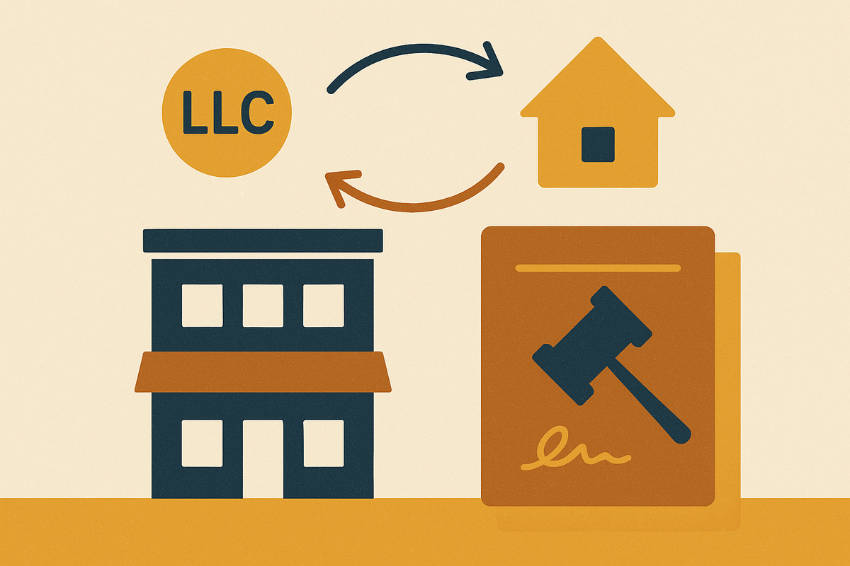 Cover illustration for “LLC Ownership of Exchange Properties and Estate Planning Alignment”