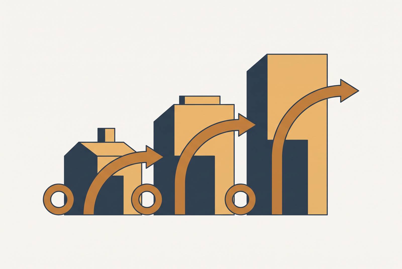 Cover illustration for “Compound Deferral Across Multiple 1031 Exchanges”
