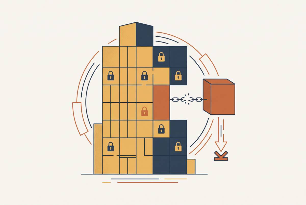 Cover illustration for “Liquidity Risk in Delaware Statutory Trust Investments”