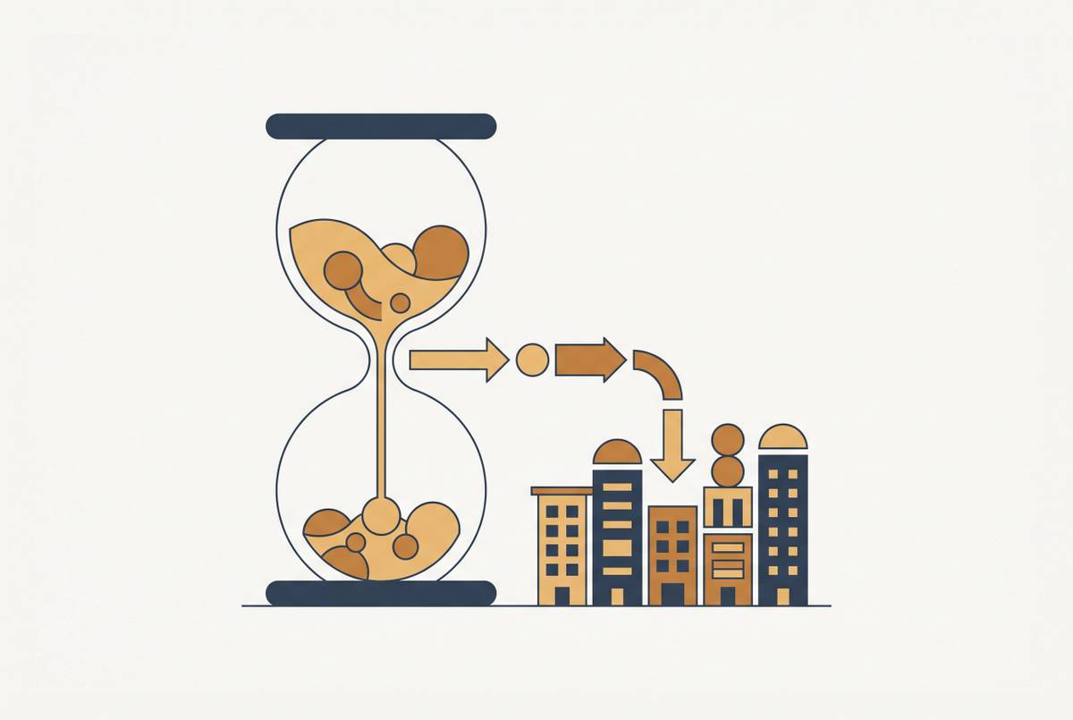 Cover illustration for “Using DSTs to Solve the 45-Day Identification Deadline”