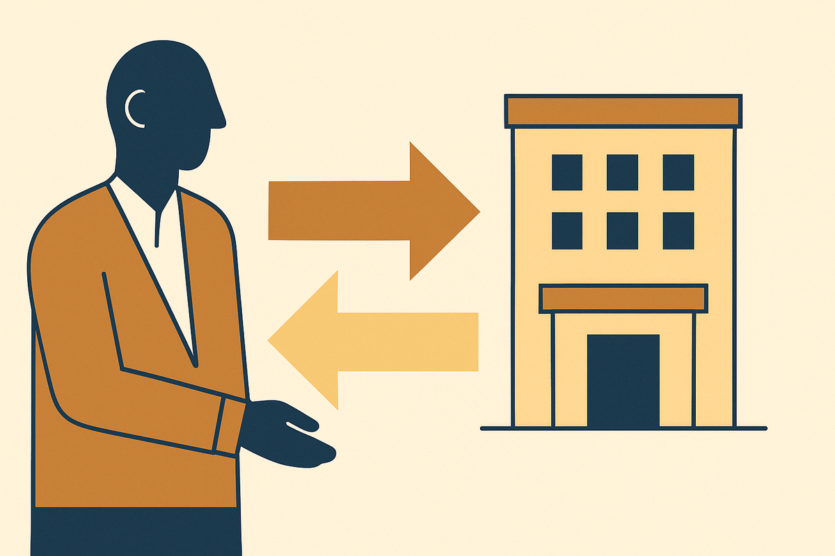Cover illustration for “Exchanging Out of Active Management Into Net Lease Properties”
