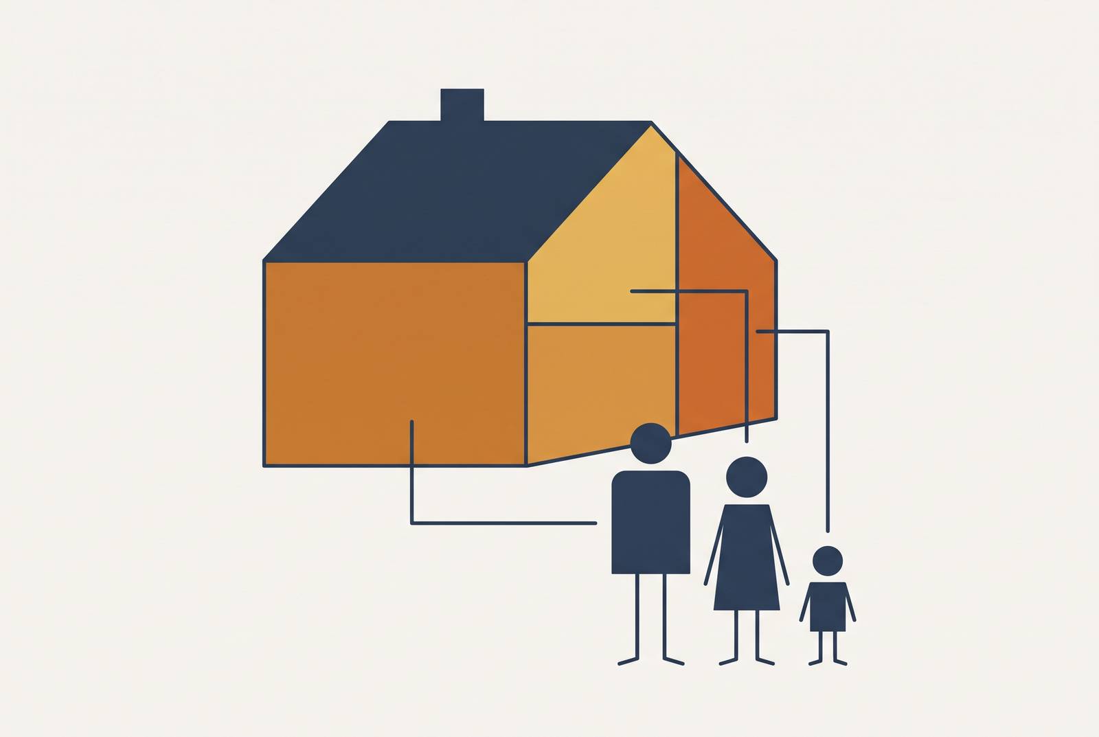 Cover illustration for “Tenancy in Common Structures for Multigenerational Property Ownership”
