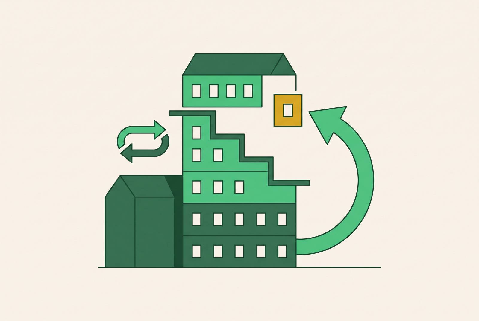 Cover illustration for “Depreciation Recapture Tax in a 1031 Exchange”