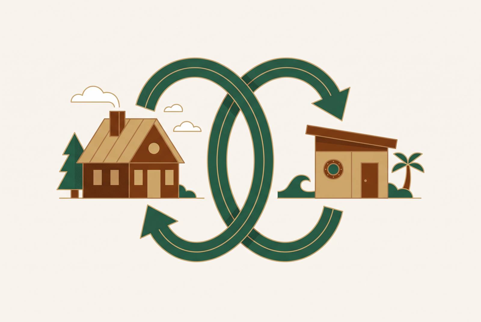 Cover illustration for “1031 Exchange for Vacation Rental Properties”