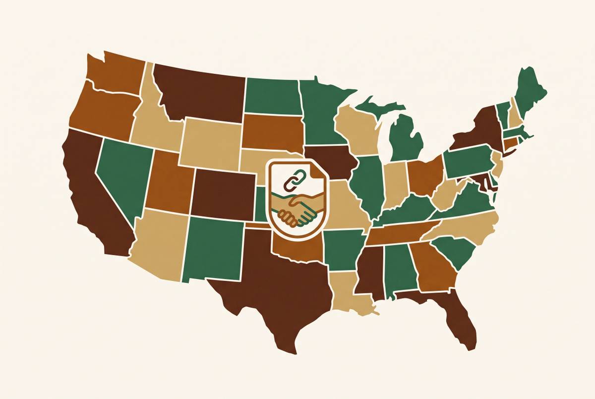Cover illustration for “Qualified Intermediary Regulations by State”