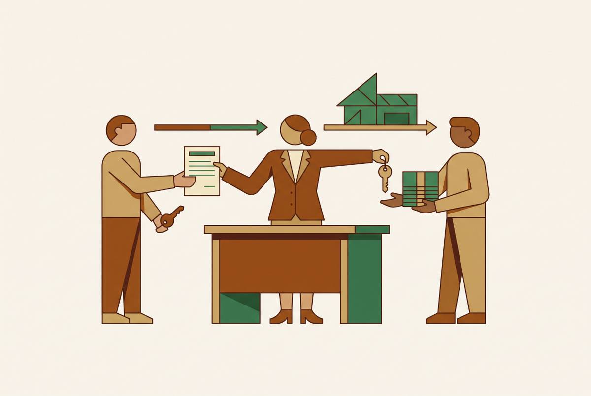 Cover illustration for “Attorney or Title Company as Qualified Intermediary”