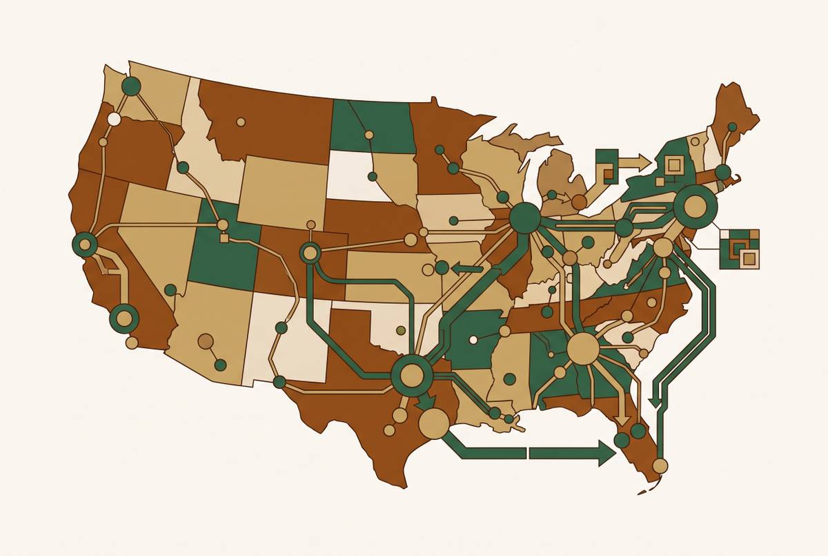 Cover illustration for “Most Active Nationwide Qualified Intermediaries by Exchange Volume”
