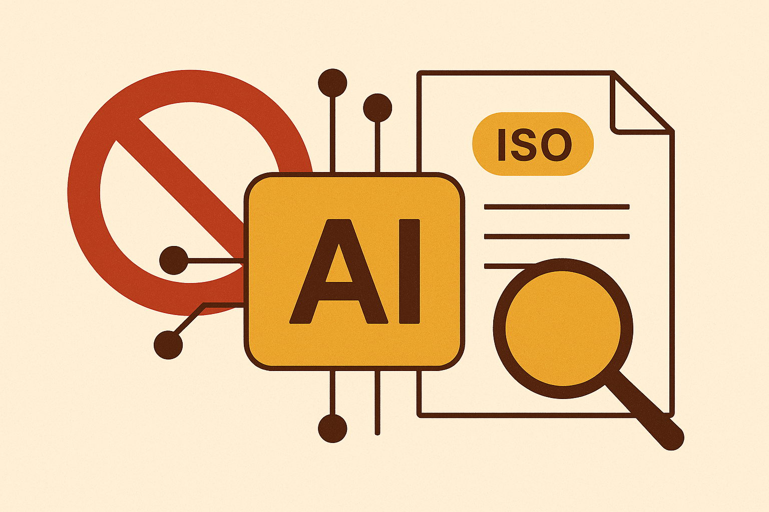 Cover illustration for “ISO AI Exclusion Endorsement CG 21 06 Language Analysis”