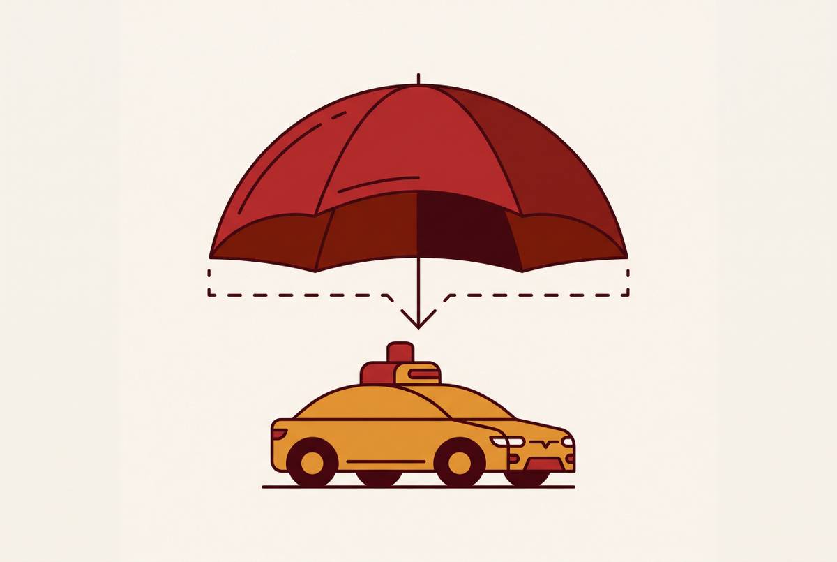 Cover illustration for “Munich Re AI Exclusion Stance in Autonomous Vehicle Liability Placements”