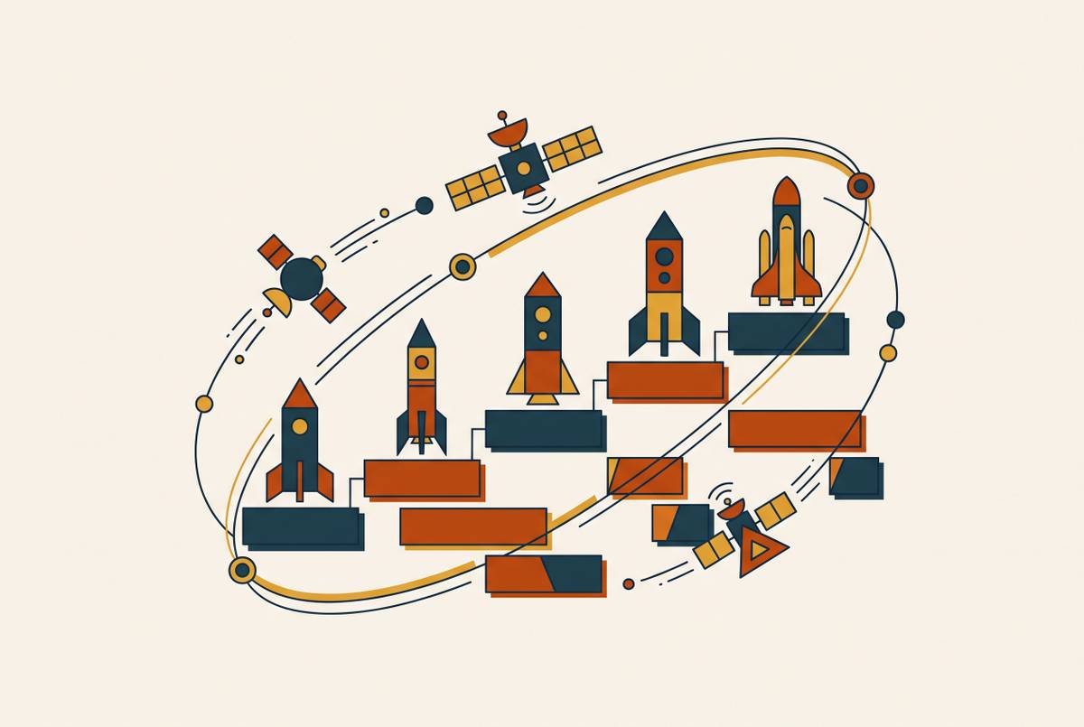 Cover illustration for “Aggregate Launch Schedule Risk for Constellation Operators”