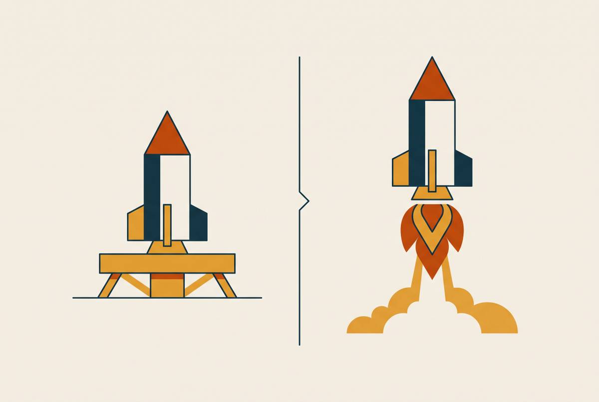 Cover illustration for “Pre-Launch vs. Launch Phase Coverage Boundaries”