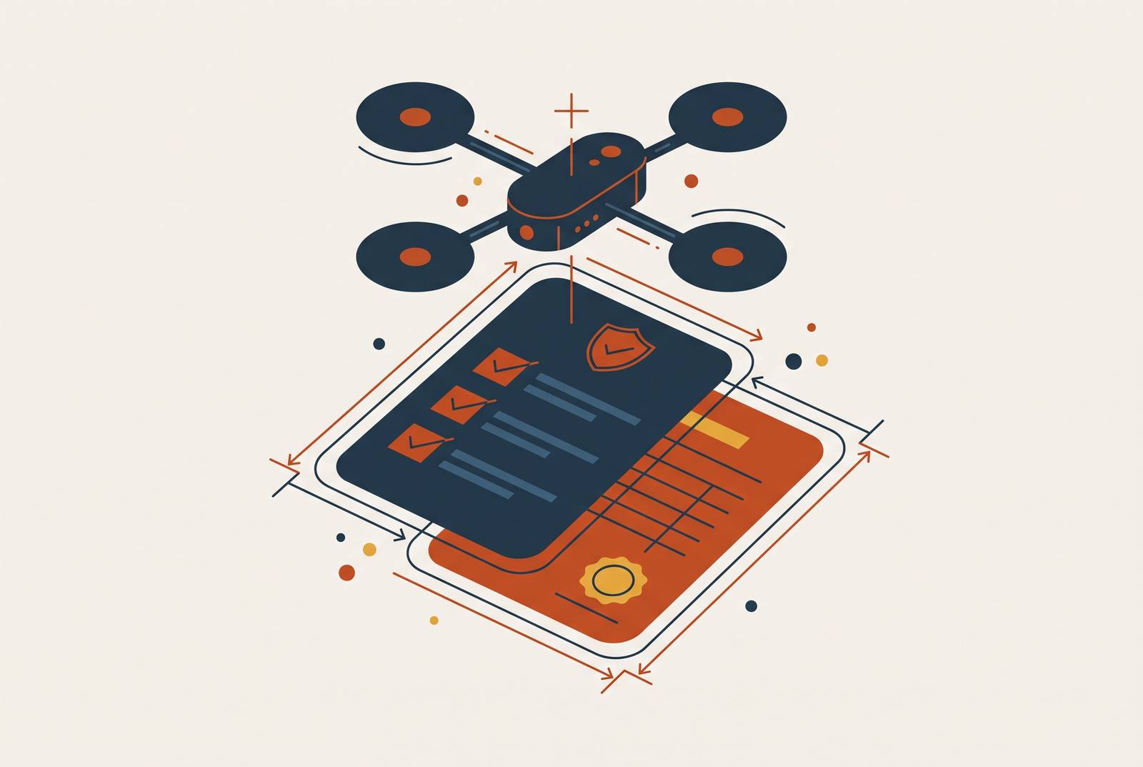 Cover illustration for “Part 107 Compliance and Insurance Policy Alignment”
