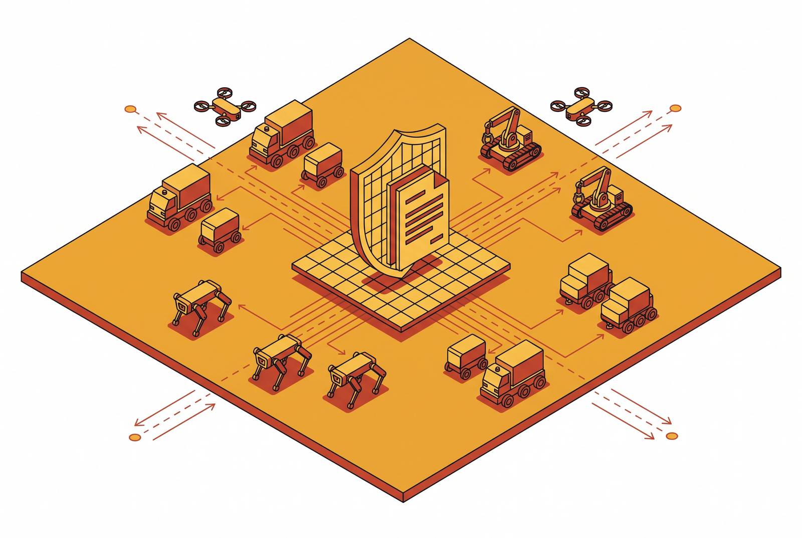 Cover illustration for “Inland Marine Policies That Actually Cover Deployed Robot Fleets”