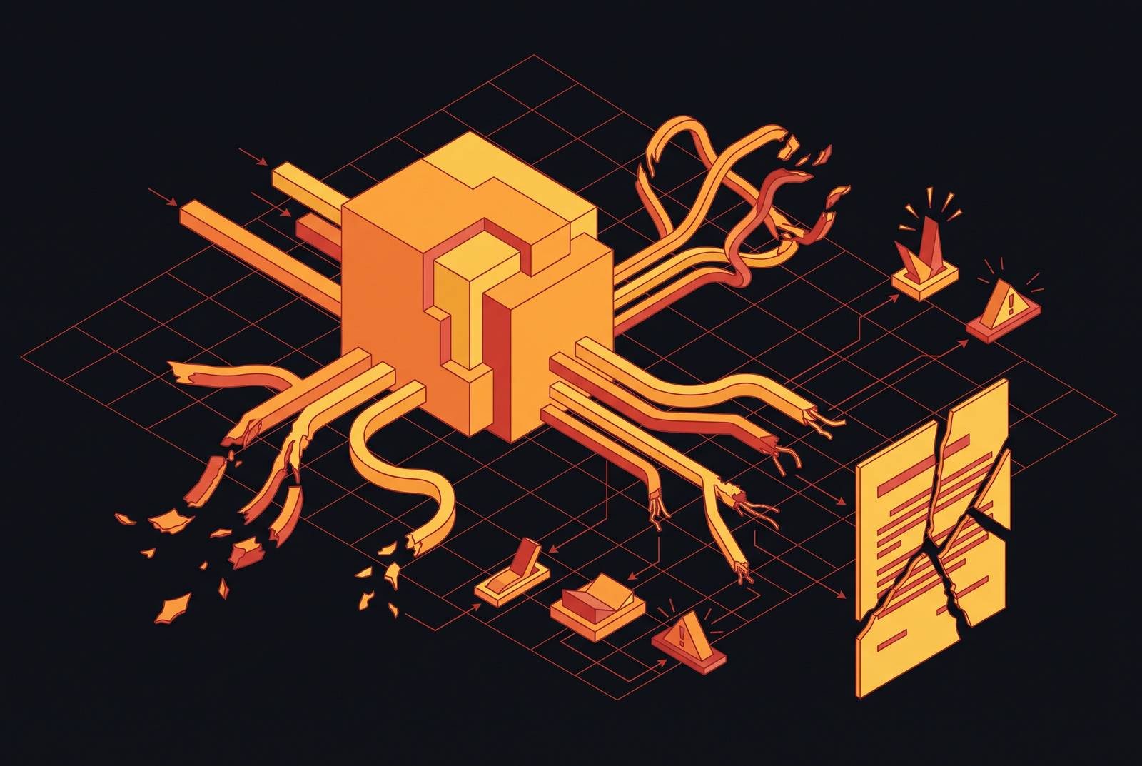 Cover illustration for “Hallucination Losses and Professional Liability Triggers”