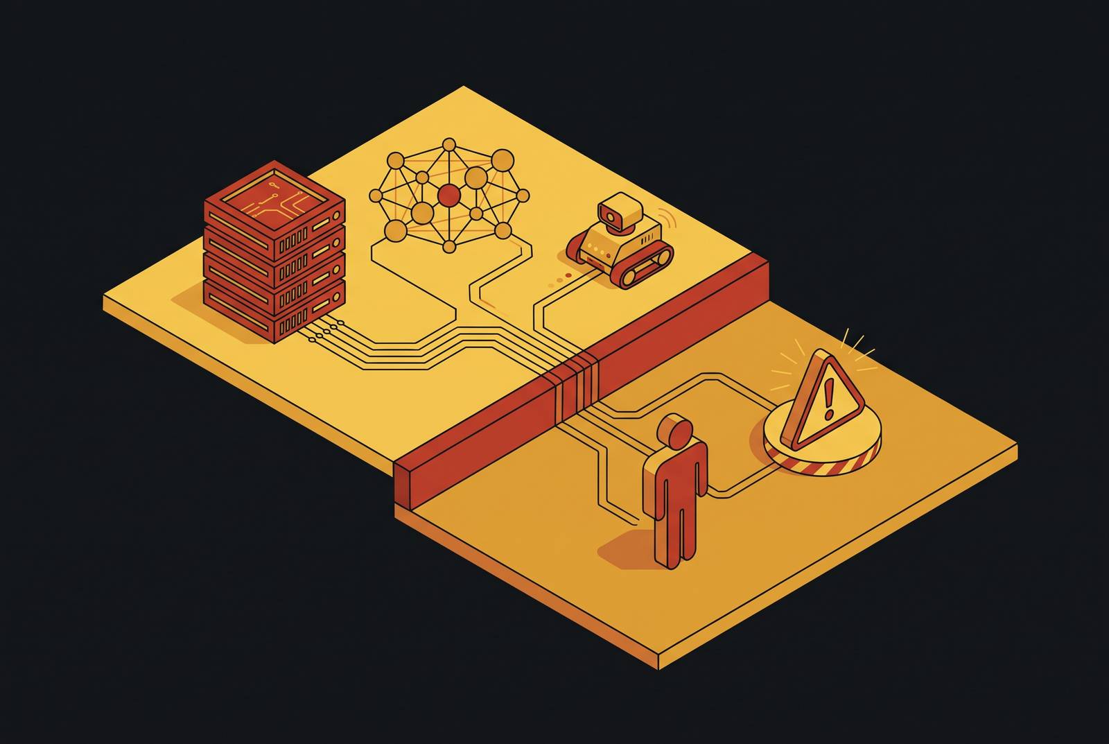Cover illustration for “Bodily Injury Exclusions in Tech E&O and When AI Crosses Into GL Territory”