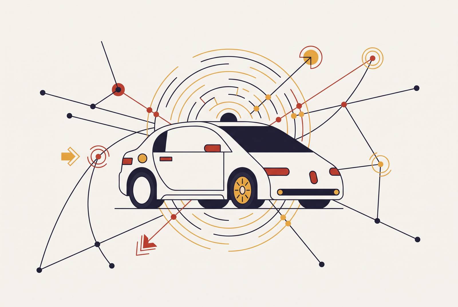 Cover illustration for “Liability Attribution in Driverless Vehicle Accidents”