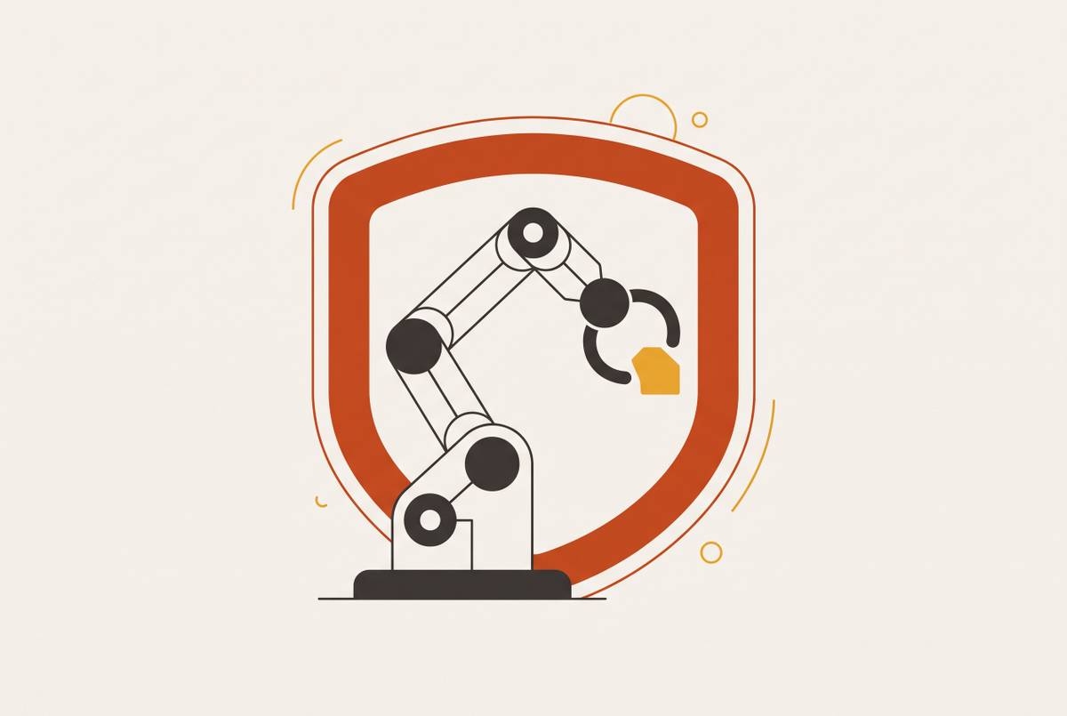 Cover illustration for “Product Liability Coverage for Cobot Deployments”