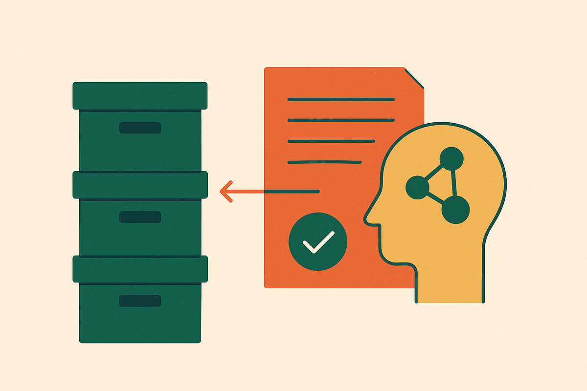 Cover illustration for “The Difference Between Contract Storage and Contract Intelligence”