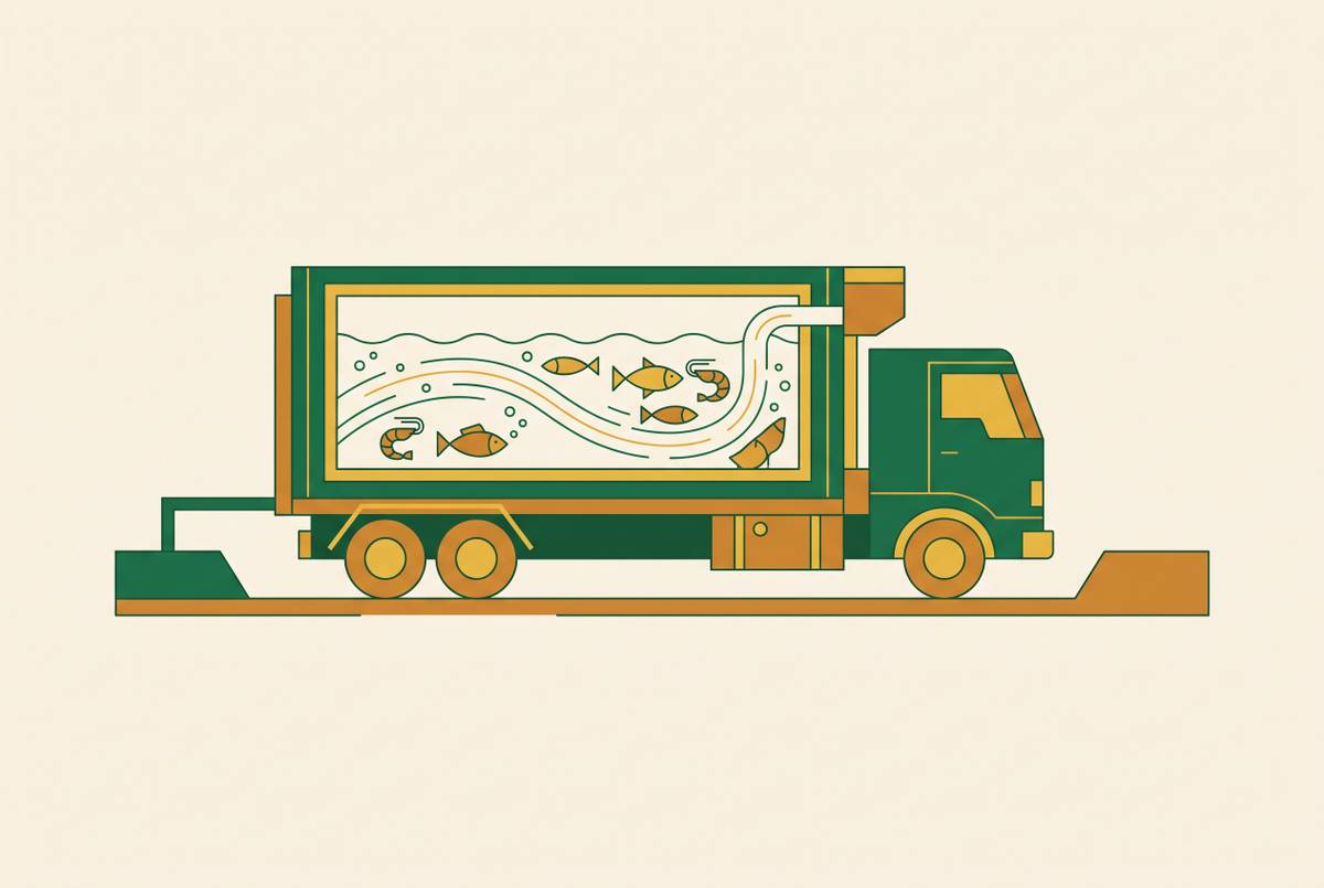 Cover illustration for “Live Seafood Transport Logistics for Distributors”