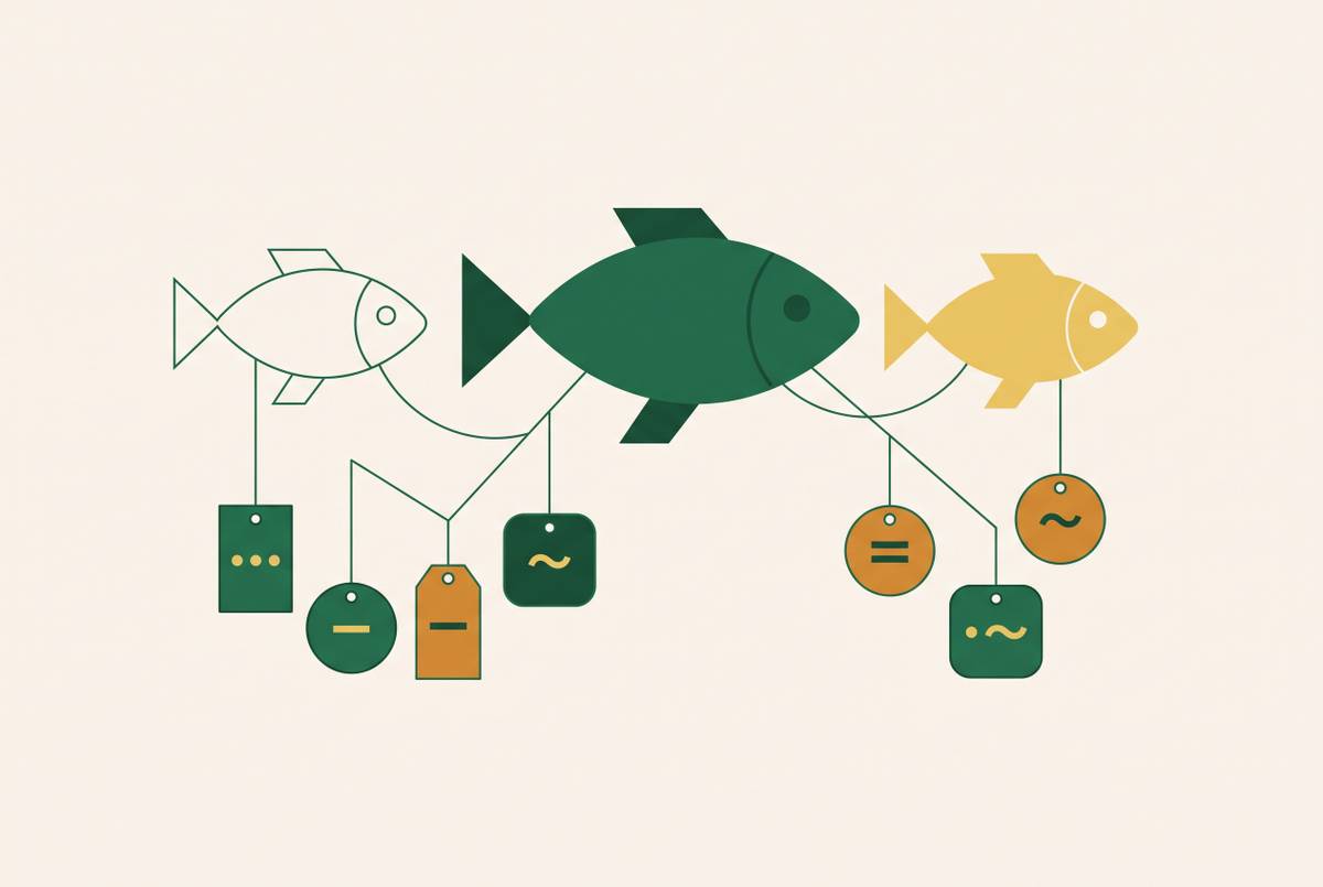 Cover illustration for “Customer Alias and Shorthand Patterns in Seafood Ordering”