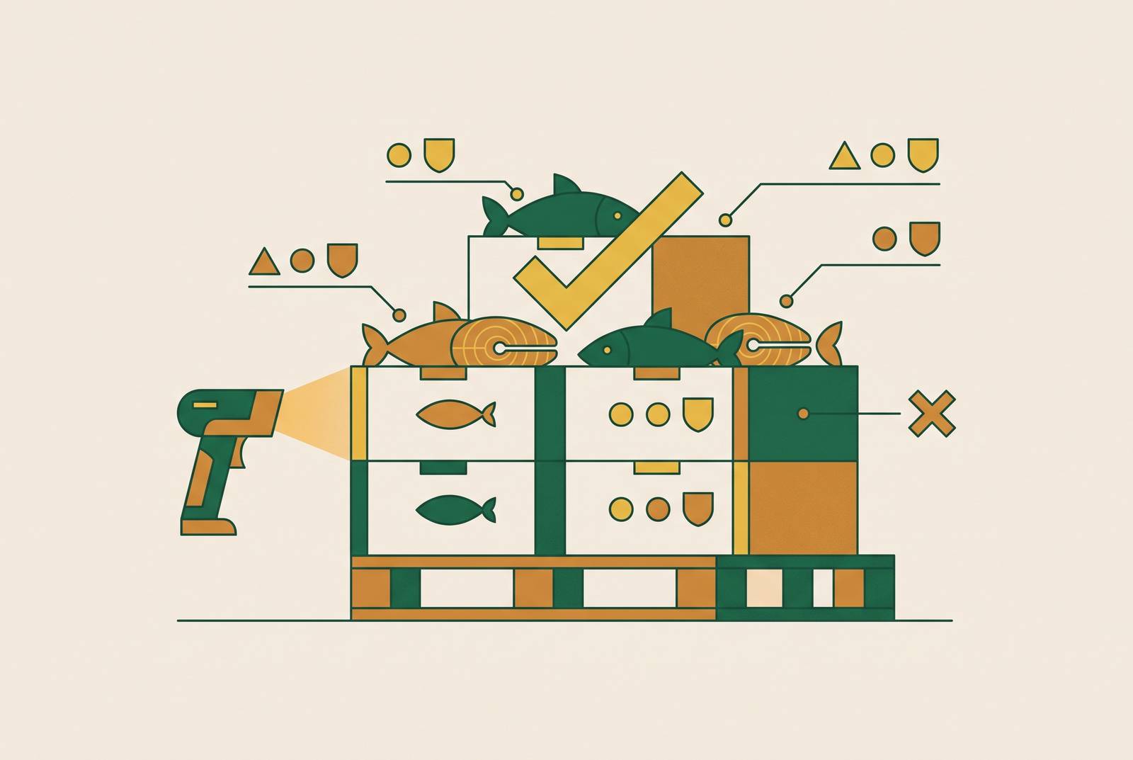 Cover illustration for “USDC Lot Inspection Grades for Frozen Seafood”