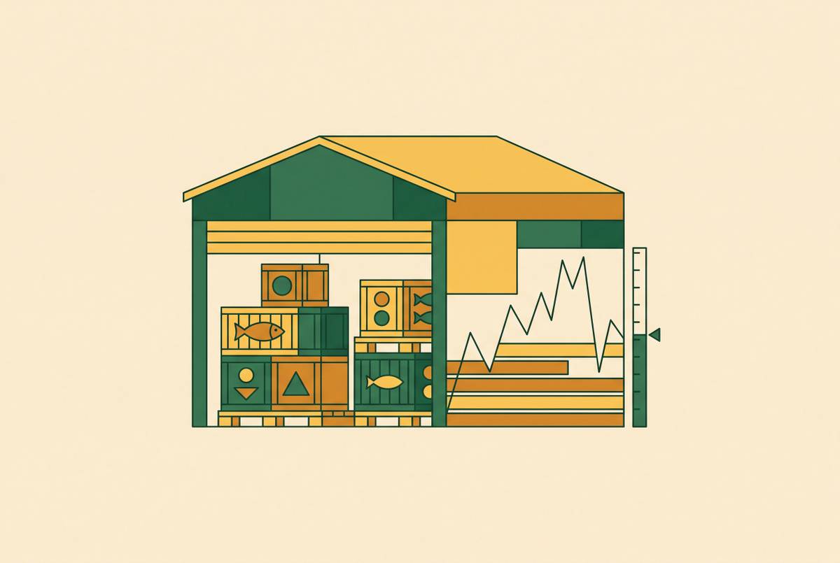 Cover illustration for “Distributor Strategies for Managing Seafood Inventory During Supply Shocks”