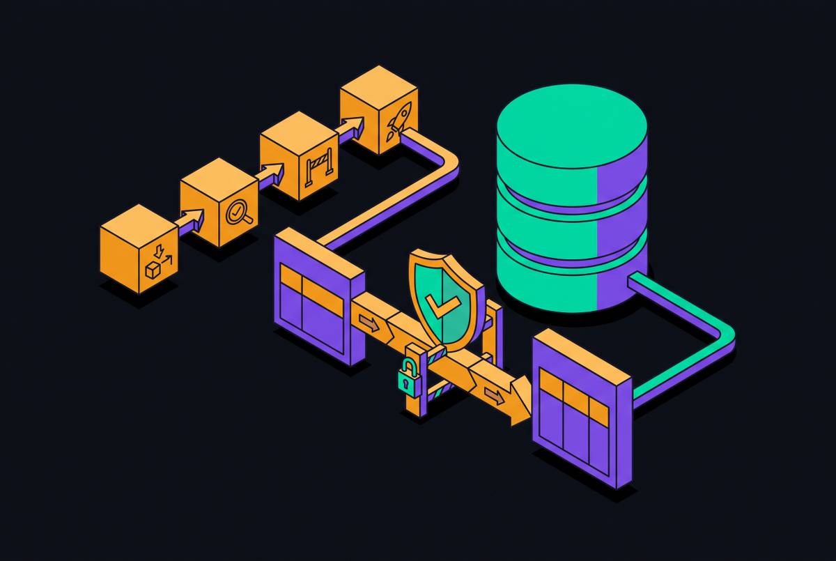 Cover illustration for “Database Schema Migration Safety in Continuous Deployment Workflows”