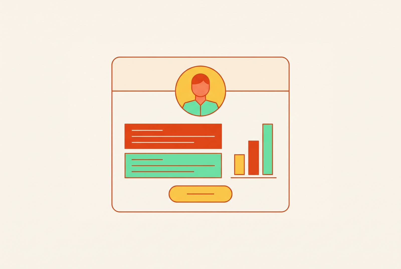 Cover illustration for “About Us Page Design for B2B Startups”