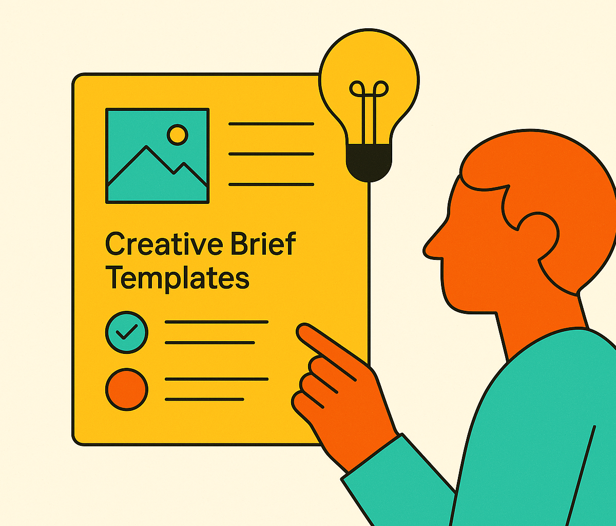Cover illustration for “Creative Brief Templates That Reduce Revision Cycles”