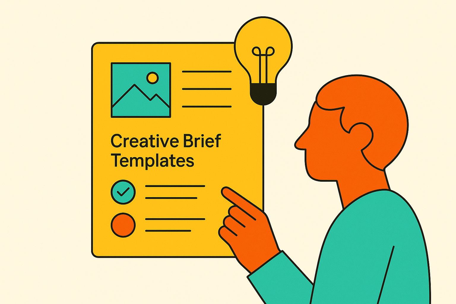 Cover illustration for “Creative Brief Templates That Reduce Revision Cycles”