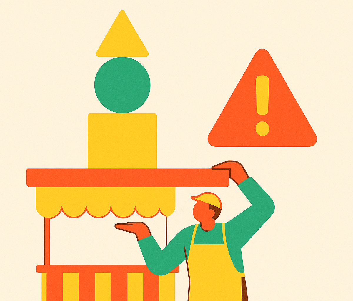 Cover illustration for “Creative Vendor Management Risks for Startups”