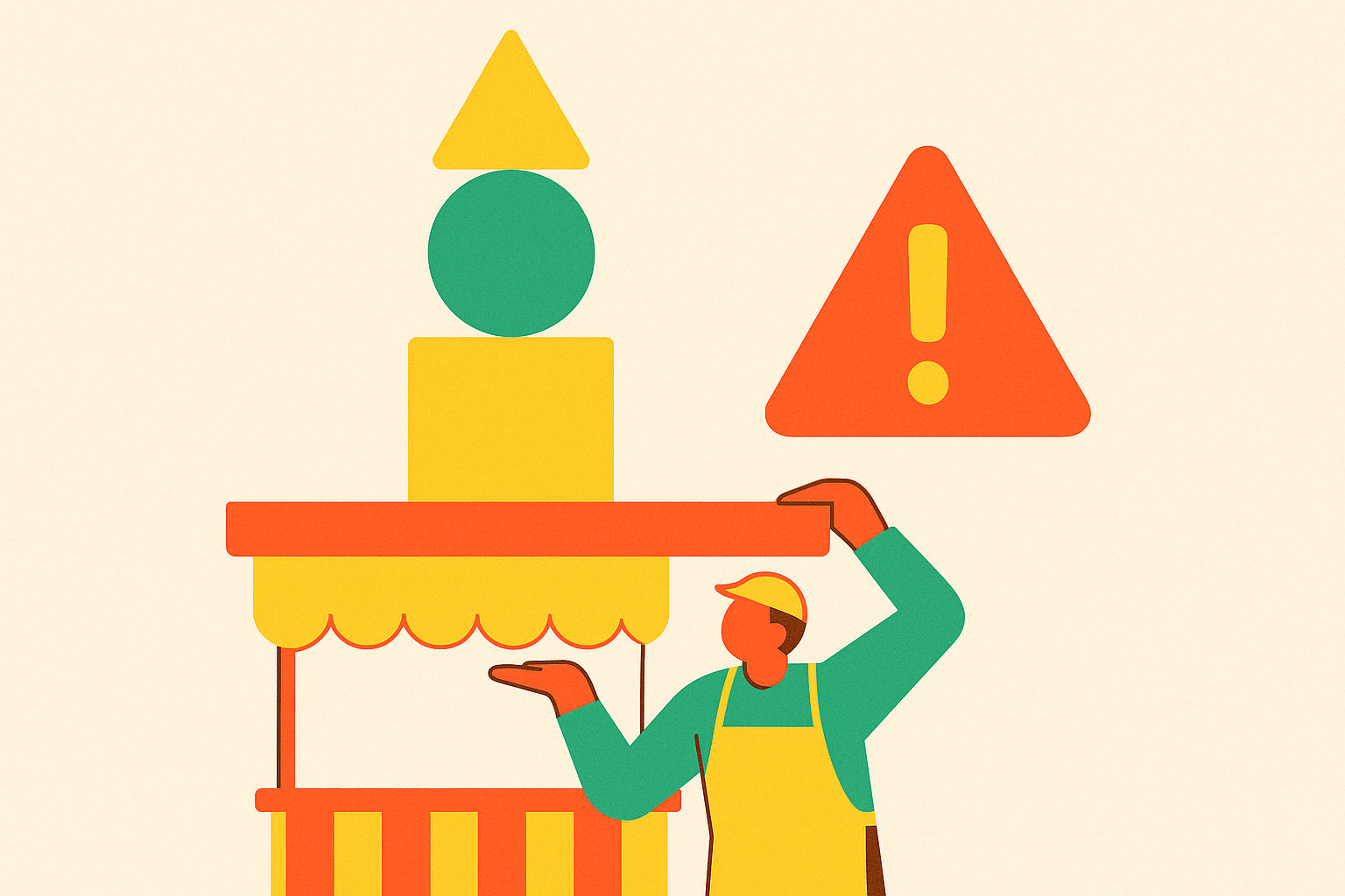 Cover illustration for “Creative Vendor Management Risks for Startups”