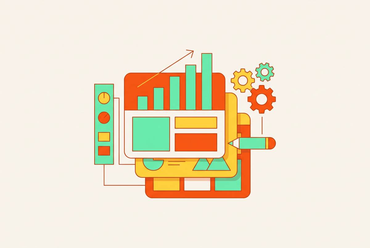 Cover illustration for “design platforms and agencies for startup fundraising pitch decks”