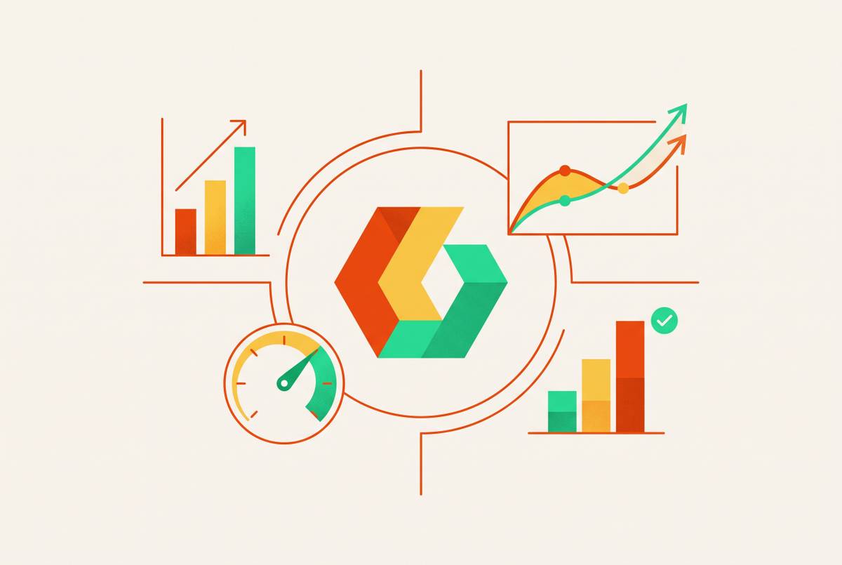 Cover illustration for “Rebrand Success Metrics and Measurement Framework”