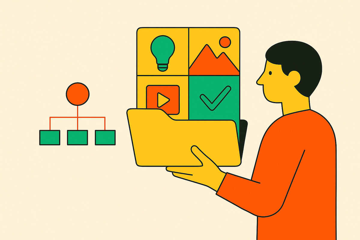 Cover illustration for “Creative Resource Management for Lean Marketing Teams”