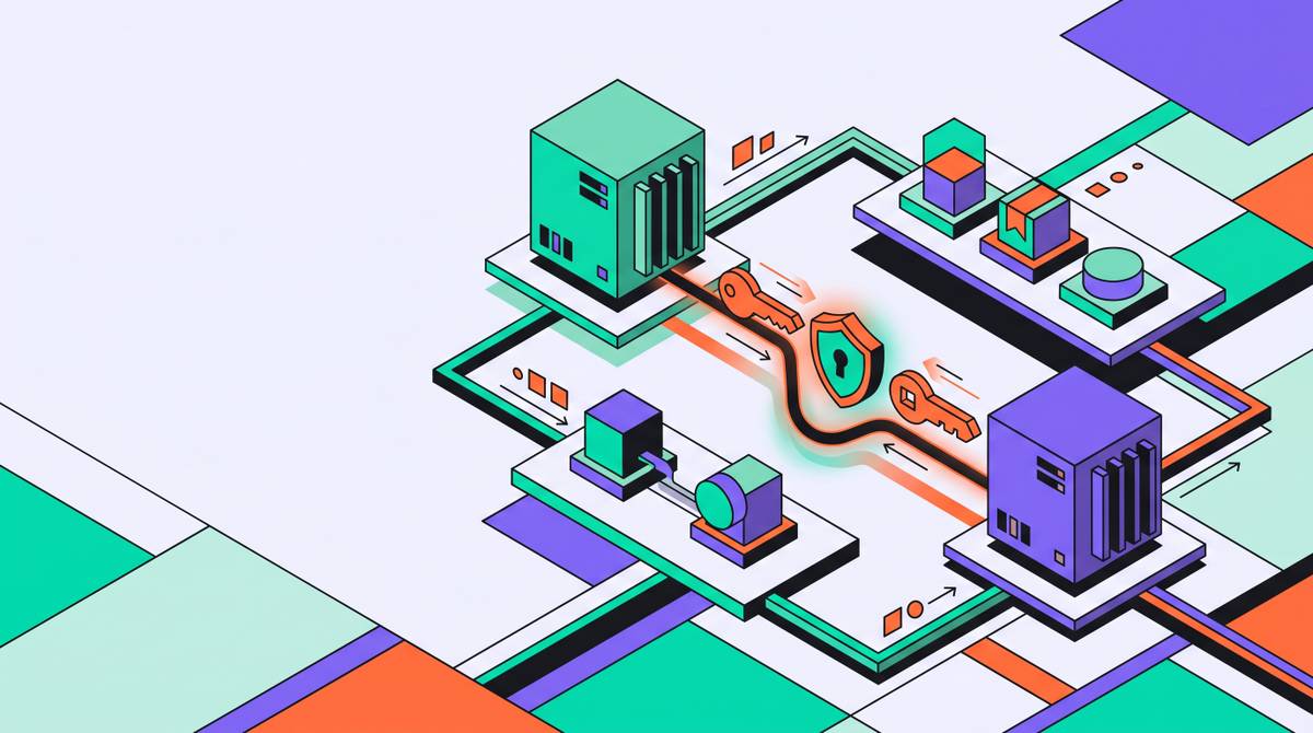Cover illustration for “Machine-to-Machine Authentication for SaaS Backend Services”