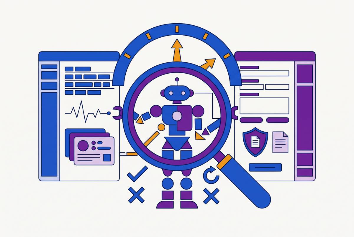 Cover illustration for “Scoring Vendor Claims That AI Agents Work Like Human Staff Across EHRs and Payer Portals”