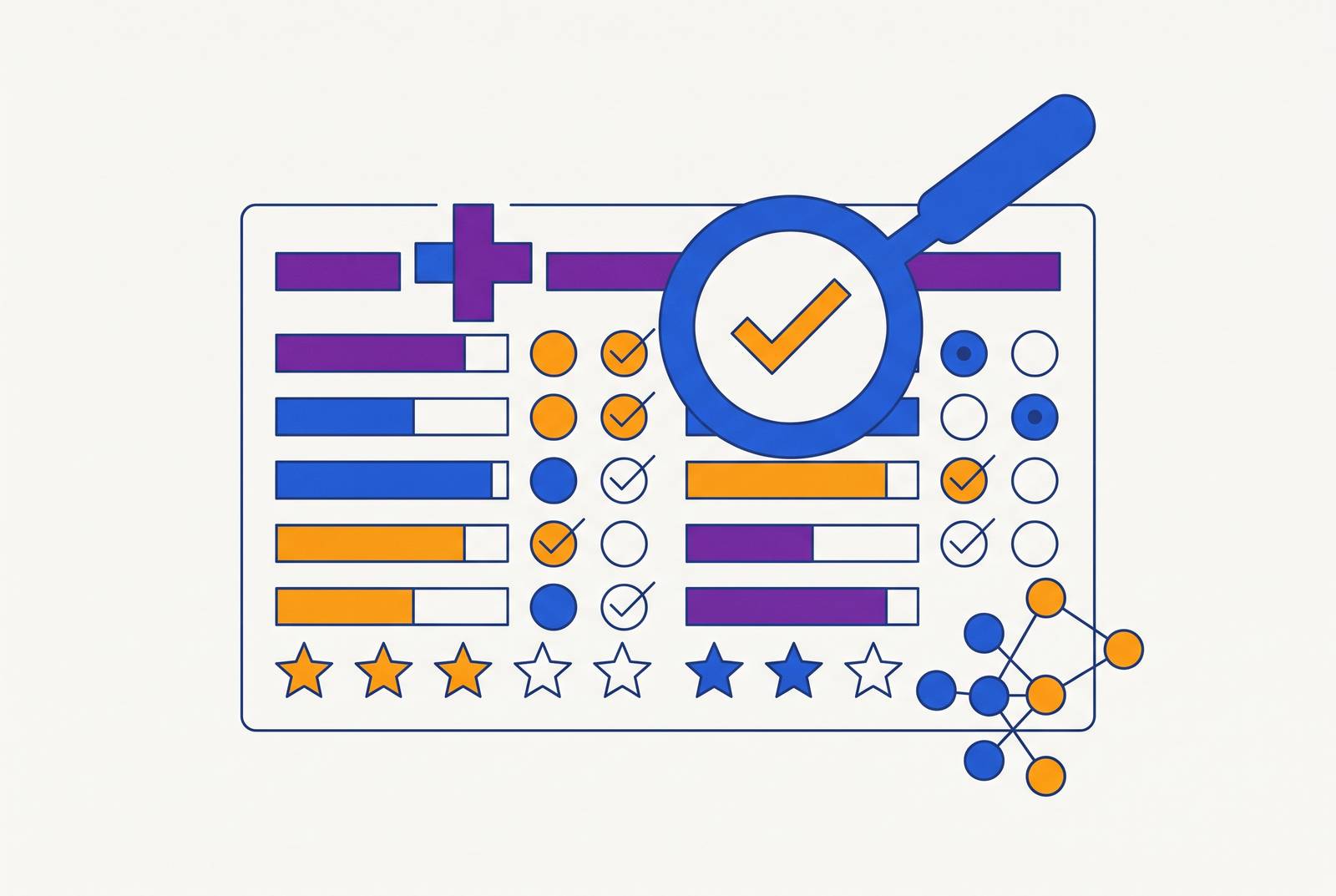 Cover illustration for “RFP Scorecard for Healthcare AI Automation Vendors”