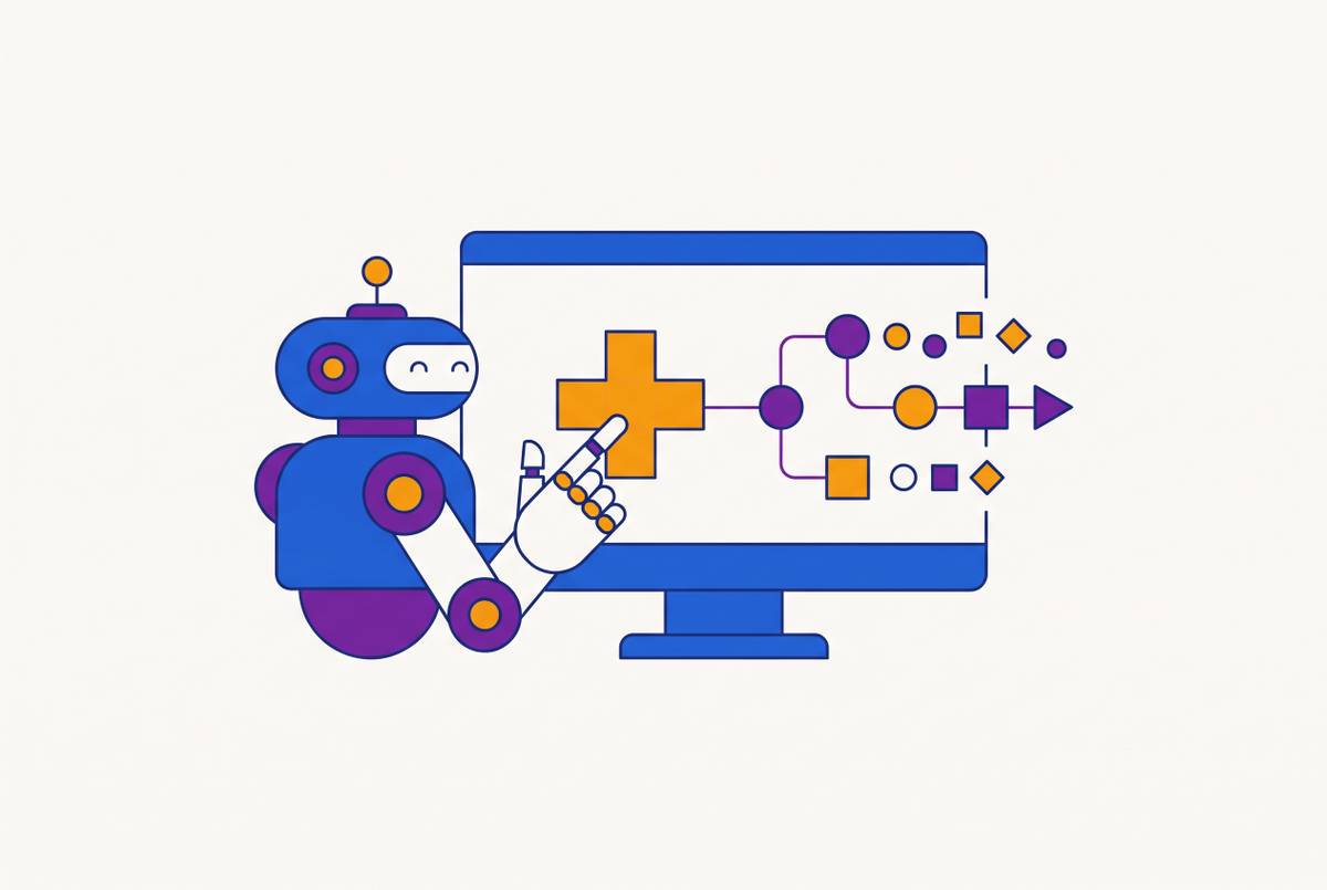 Cover illustration for “Desktop-Operating Agent Vendors for Healthcare Workflow Automation”