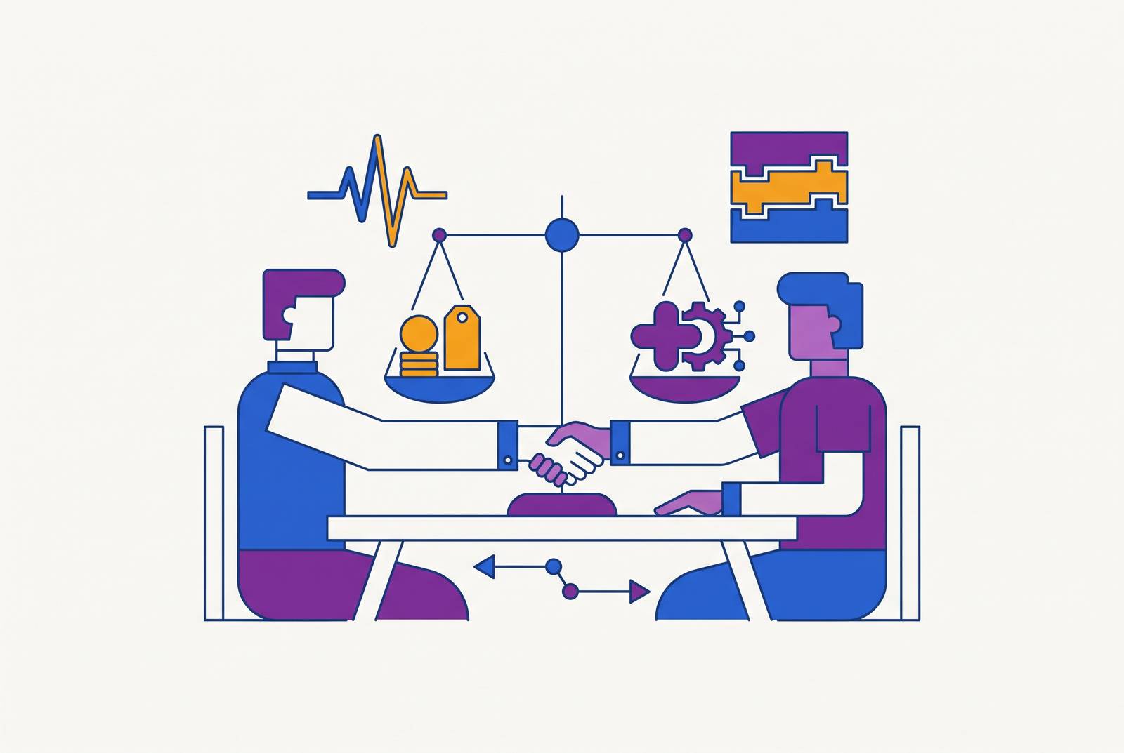 Cover illustration for “Negotiating Pricing Models for Healthcare Automation Platforms”
