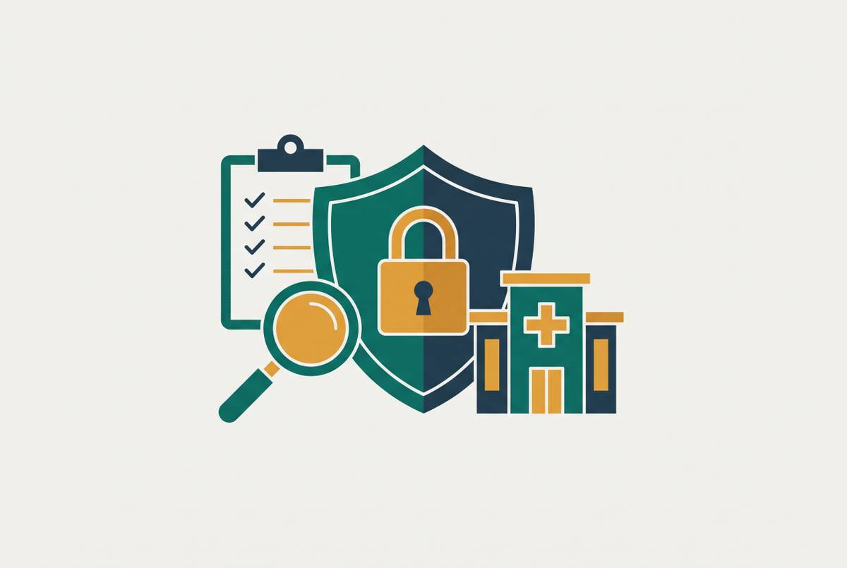 Cover illustration for “Risk Analysis Requirements Under HIPAA Security Rule for Small Practices”